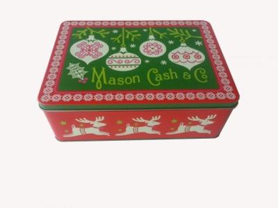 China Large Metal Storage Tins with Lids Vintage Metal Canisters Custom Tin Boxes for sale