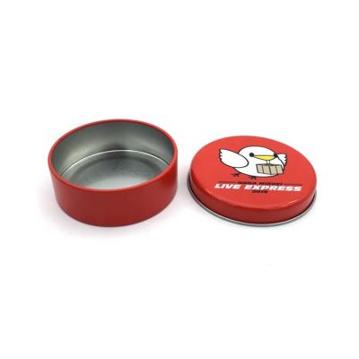 China Round Mint Tin Box Customized Candy Tin for Christmas Tin Container Manufacturer en venta