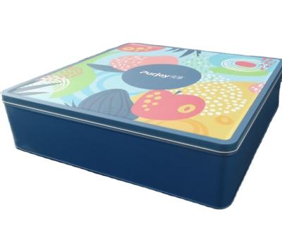 中国 Extra Large Tin Containers Large Cookie Tins with Lids Square Tin Box for Food Packaging 販売のため