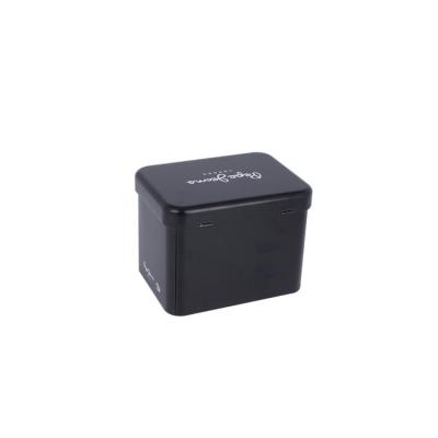 China Custom Watch Gift Box Printed Metal Tin Boxes with Hinged Lids Wholesale Tin Cans à venda