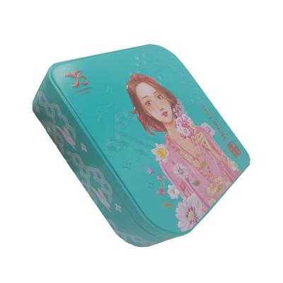 Κίνα New Style Metal Cookie Tins Square Christmas Tin Box Custom Design Tin Containers προς πώληση