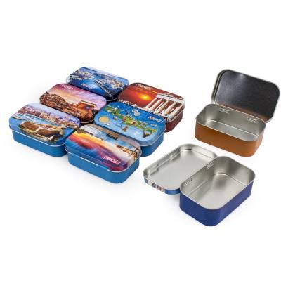 Κίνα Hot sale Rectangular Tin Box Custom Printed Soap Metal Packing Box Gift Tin Containers προς πώληση