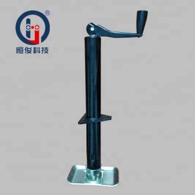 China Trailer Parts 2000LBS Capacity Top Wind A-Frame Trailer Jack With Foot Plate for sale