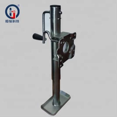 China Trailer Parts 1000LBS Side Wind Trailer Jack With Swivel Plate for sale