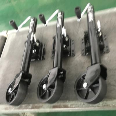 China High Quality Black Boat Trailer Powder Coated 1300lbs Boat Trailer Wheel Jack for sale