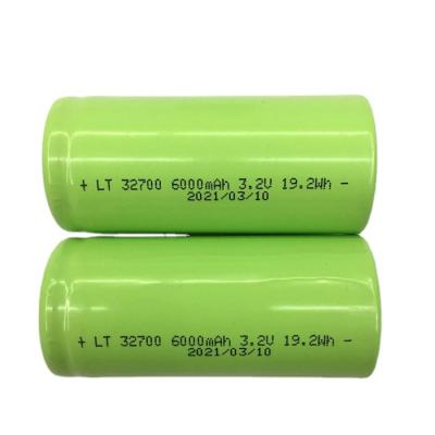 China Deep Cycle Battery Msds Bis Lfp 32650 32700 Rechargeable Lifepo4 Battery Cell 6000Mah For Solar Light Batteries for sale