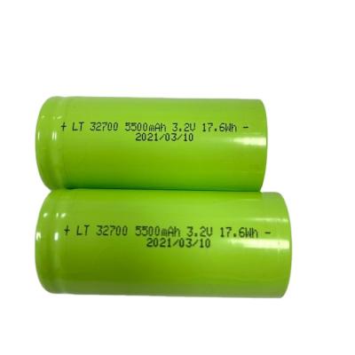 China Deep Cycle Battery 32650 5500Mah 5.5Ah Lifepo4 Battery Cell Rechargeable Lithium Ion Grade A Lifepo4 Batteries 32700 for sale