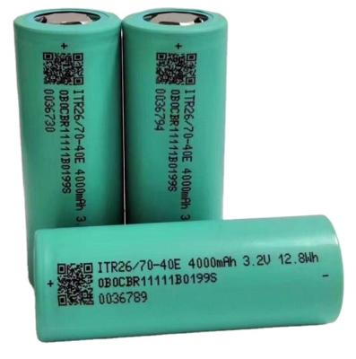 China Deep Cycle Battery Factory Direct Sale Class A 3C Discharge Capacity Lifepo4 Battery 3.2V 4000Mah 26700 Batteries Cell for sale