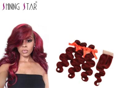 China 99J Peruvian Body Wave Bundles / 3 Bundles Peruvian Bundles With Closure for sale