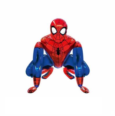 China Promotional wholesale 3D toy spiderman balloon foil balloon kids happy birthday foil balloon for sale