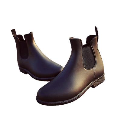 China Waterproof fashion casual rubber rain boots for ladies for sale