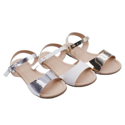 China New Arrival Summer Girl Shoe Breathable Designer Sole Flat Sandals For Kids for sale