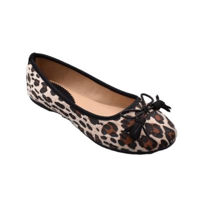 China Leopard Flat Classic Animal Prints Balerine Pour Femme Ballerina Flat Shoes For Women for sale