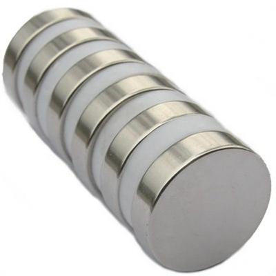 China Industry Supplie Factory Price Super Strong NdFeB Neodymium Cylinder Magnets Disc Permanent Sintered Magnet for sale