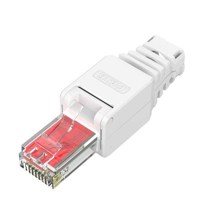 China Toolless Network Cat 6 Utp Rj45 Connector Plug Unshielded Network Connector Rj45 Rj11 Modular Plug SJT-CAT6 for sale