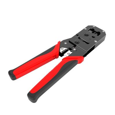 China Cat5e Cat6 Pass Through Connector Network Cable Rj48 Rj45 Crimp Tool Networking Hardware Tools For Modular Plugs Flat Wire Crimp Tool for sale