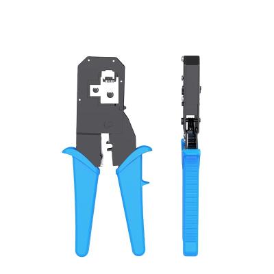 China Multi Ez Cat5e Cat6 Cat7 Lan Network Hand Tools Rj 45 Rj11 Rj12 Multi Cable Pliers Cat5e Cat6 Cat7 Passthrough Connector Use Pliers Networking Crimping Tool for sale