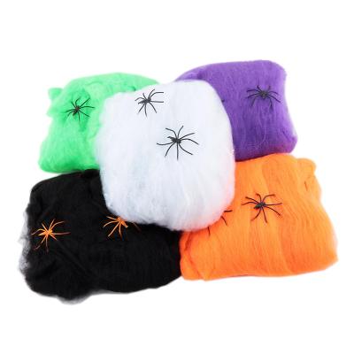 China Holiday Decorations Wall Hanging Halloween Party Decoration Supplies Spider Web for sale