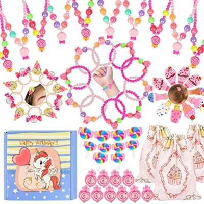 China Party Giveaways 80 PCS Candyland Gift Set Gift Bag Donut Goodie Bag Fillers Sweet Prizes Donut Birthday Party Supplies for Boys and Gir for sale