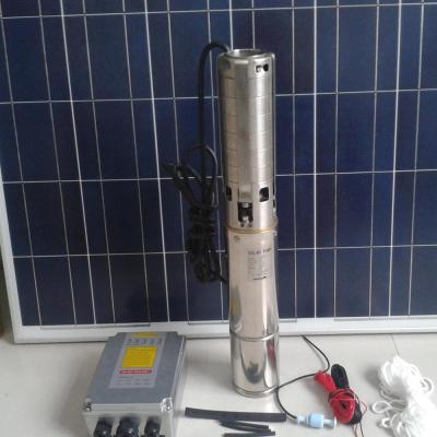 China Drinking water treatment solar water pump, solar submersible water pump for sale