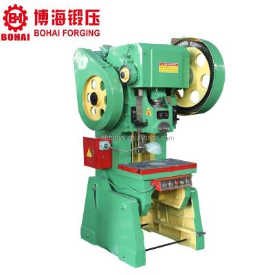 China Metal Sheet Stamping Bohai Brand Cost Effective 100 Ton J23 Series Open Type Tilting Power Press for sale