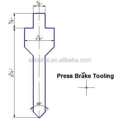 China Good Price Iron LVD Press Brake Tooling, LVD Press Brake Die, Press Brake Punch and Die Tools for sale