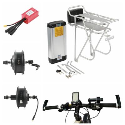 China Chinese Factory Double Drive Electric Bicycle Conversion Kit With Front&Rear Brushless Geared Motors 20