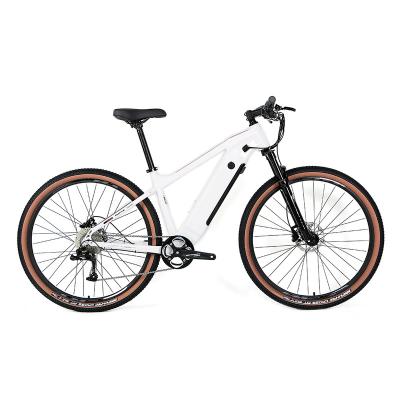 China Aluminum Alloy emtb 29 27.5 PAS senor 350W 48V internal lithium battery assisted power rear hub motor mountain electric hybrid bike for sale