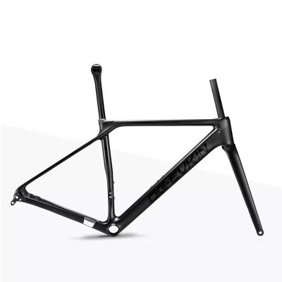 China EPS Technology Carbon road bike frame disc brake BB86 disc brake axle 130mm or 142mm 700*25C tyre carbon road bike frameset for sale