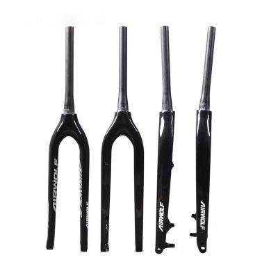 China Mountain Bikes MTB carbon bike forks 29er 27.5 26 thru axle 100*15mm flat mount disc brake mountain bike carbon bicycle fork for sale