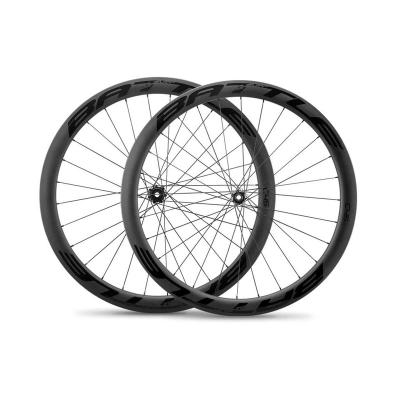 China Road Bicycles Clincher/Tubeless 700C bicycle carbon wheelset 45mm disc brake wheelset carbon road bike wheels for sale