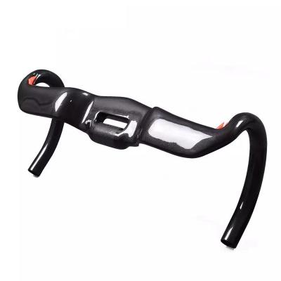 China Carbon Fiber Handlebar Carbon bicycle parts road handlebars UD matte road bike drop bar aero road racing carbon bent handlebar for sale