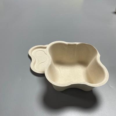 China Biodegradable Recyclable Bamboo Gift Pulp Box OEM Customized Molded Molded Pulp Packaging for sale