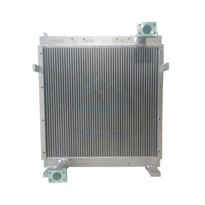 China Machinery repair shops original and OEM EC460 EC460B excavator hydraulic oil cooler radiator water tank 14533839 for sale