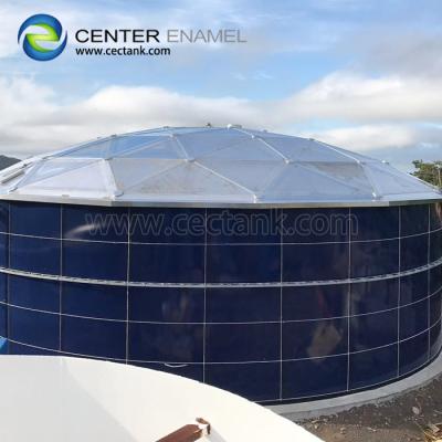 China Aluminum Geodesic Water Storage Domes For Storage Tank Covers for sale