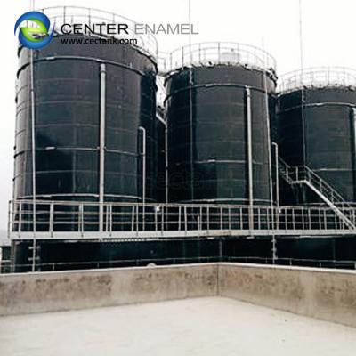 China food & Beverage Plant EPC Wastewater Project Enamel Bolted Storage Tank Reactor for sale