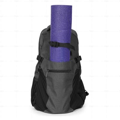 China Fashion Gym Bag with Yoga Mat Holder Double Shoulder Backpack Cotton Yoga Mat Bag Gym Bag for sale