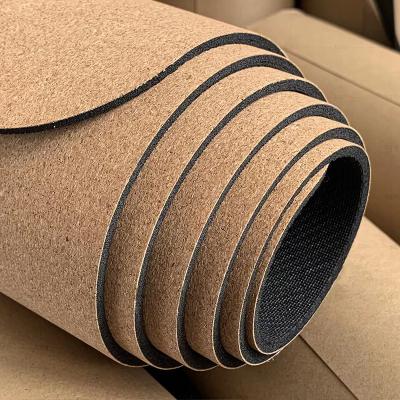 China Comfortable High Quality Cork Yoga Mat Manufacturing Organic Non-slip Natural Rubber Yoga Cork Mat for sale