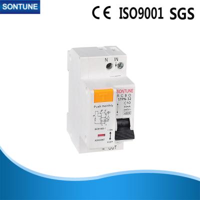 Chine Disjoncteur standard du CEI 61009 RCBO, STPN-32 RCBO bipolaire  à vendre