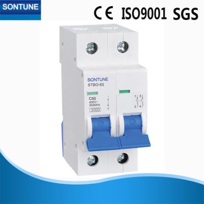 China IEC 60898 Stbo-63 2P Series ( MCB )  Miniature Circuit Breaker for sale