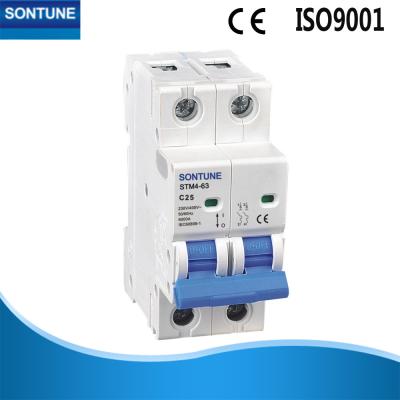 China STM4-63 Home Circuit Breaker , House Circuit Breaker With CE Semko Approvals for sale