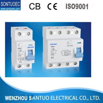 China Plastic AC Residual Current Device , 4 Pole RCCB Safety Performance for sale