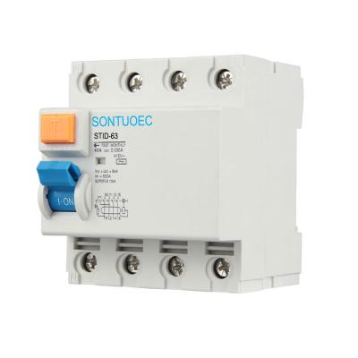 China Sontuoec 125A 6KA Residual Current Circuit Breaker for sale