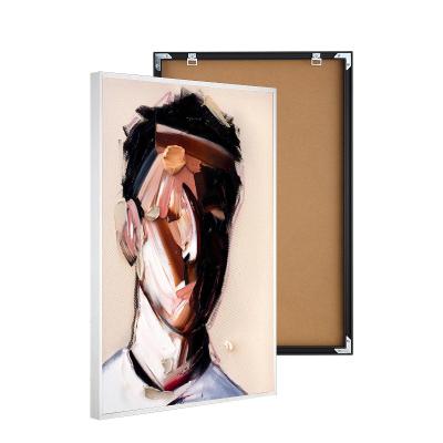 China Popular Wholesale Home Decor High Quality Custom Black Aluminum Picture Frame for sale