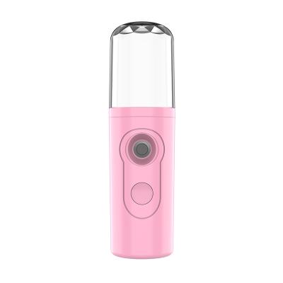 China Handheld Rechargeable Handheld Facial Beauty Sprayer Moisturizer Sprayer Nano Mist Steamer Facial Mist Sprayer for sale