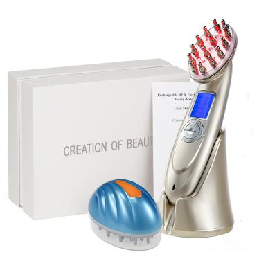 China Electric Hair Loss Prevention Hair Growth Vibration Scalp Massager Women and Men Laser Scalp Care Comb Match Shampoo Brush for sale