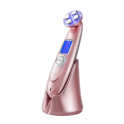 China Anti-Puffiness 6 in 1 Facial Beauty Machine Personal Care RF EMS Photon Skin Care Beauty Machine for sale