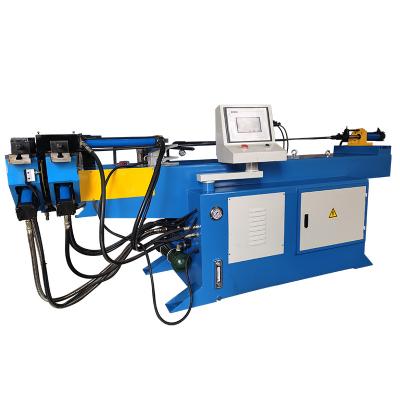 China Building Material Shops DW-50NC hydraulic semi-automatic pipe bender Stainless steel pipe bender CNC semi-automatic pipe bender for sale