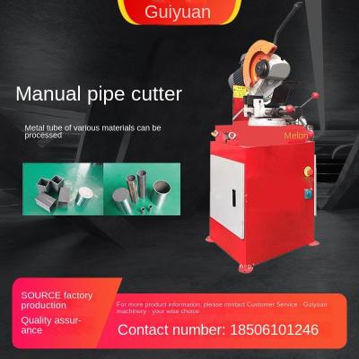 China Machinery Repair Shops Manufacturers supply 315 manual pipe cutting machine Iron pipe stainless steel pipe cutting machine metal circular saw machine for sale