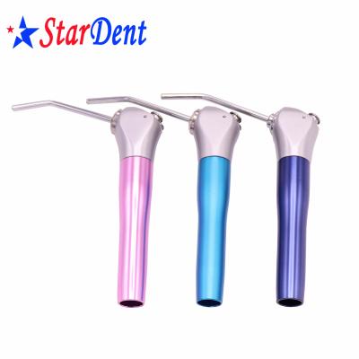 China Colorful Metal Dental Product Aluminum Alloy Syringe Handpiece Angle 3 Way Three Way Syringe Unit for sale